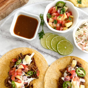 Hawaiian BBQ Pork Tacos